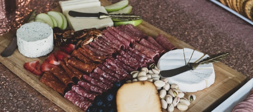 Epic snacks charcuterie board