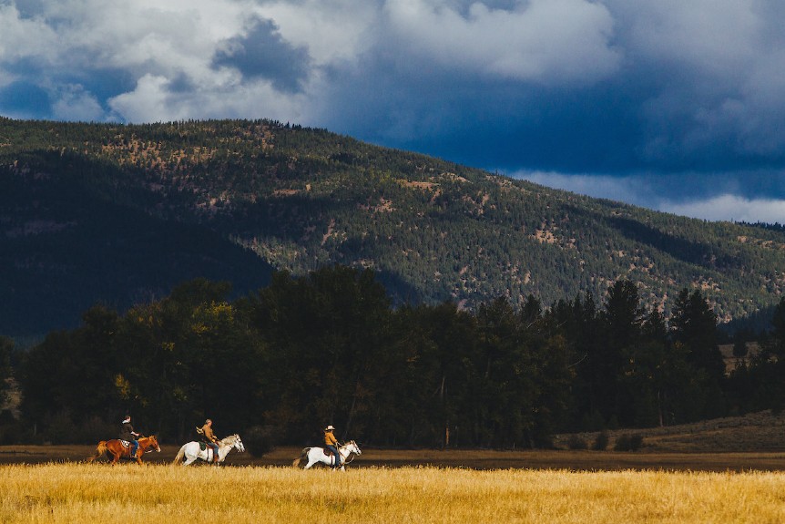 The Resort at Paws Up horseback riding wellness hotels