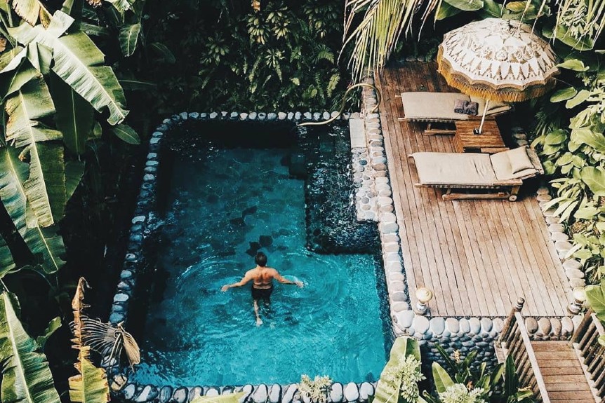 Capella Ubud hotel pool