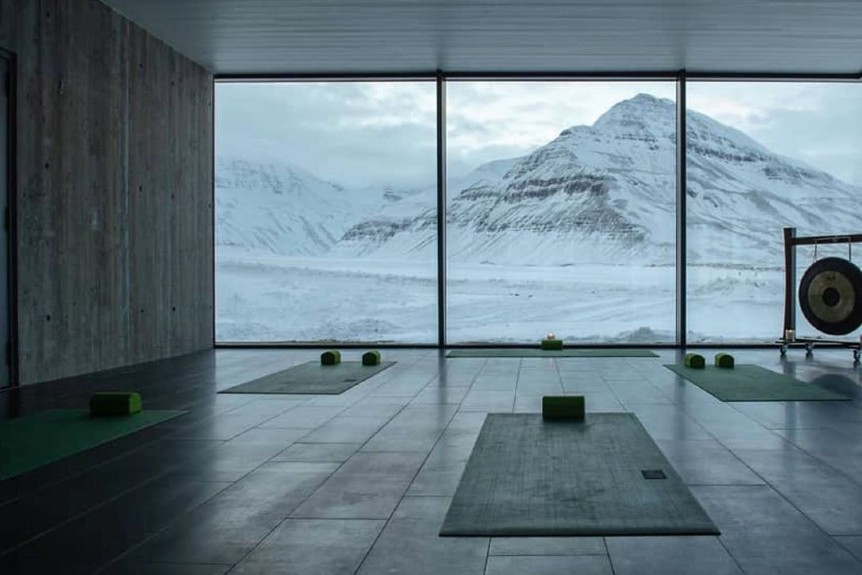 Deplar Farm, Iceland yoga meditation room
