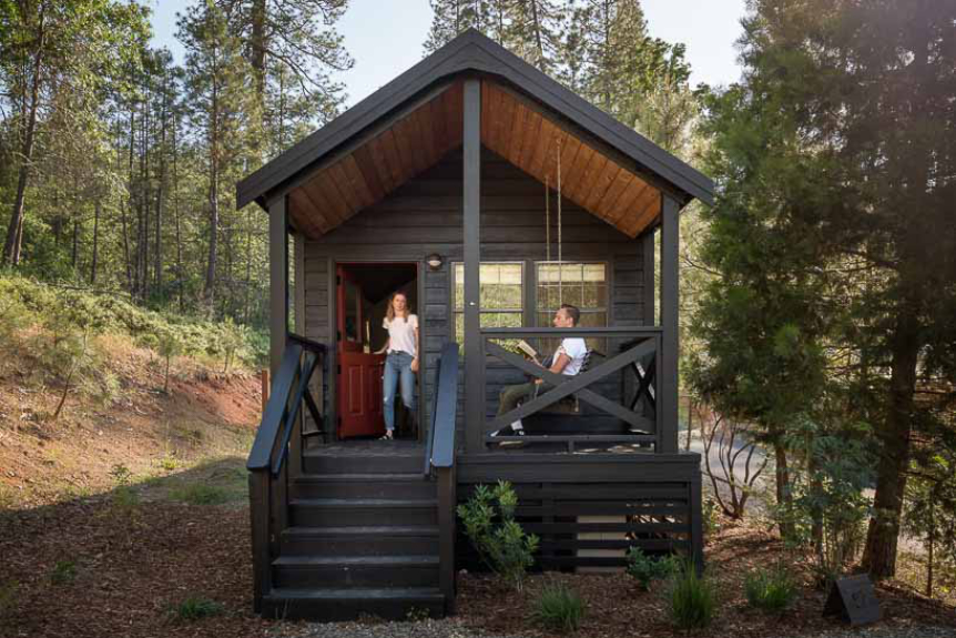 Autocamp cabin at Yosemite National Park