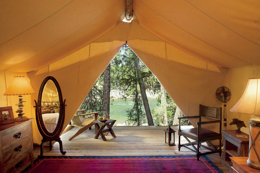 The Resort at Paws Up Glamping Tent