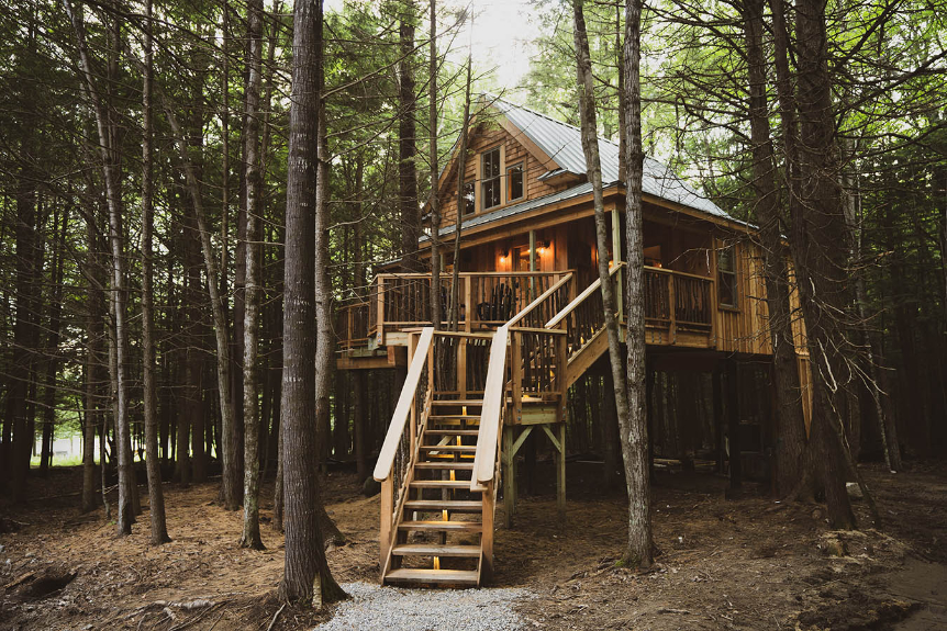 The Woods Maine treehouse